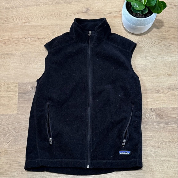 Synchilla Black Fleece Patagonia vest Mens' - Picture 1 of 5